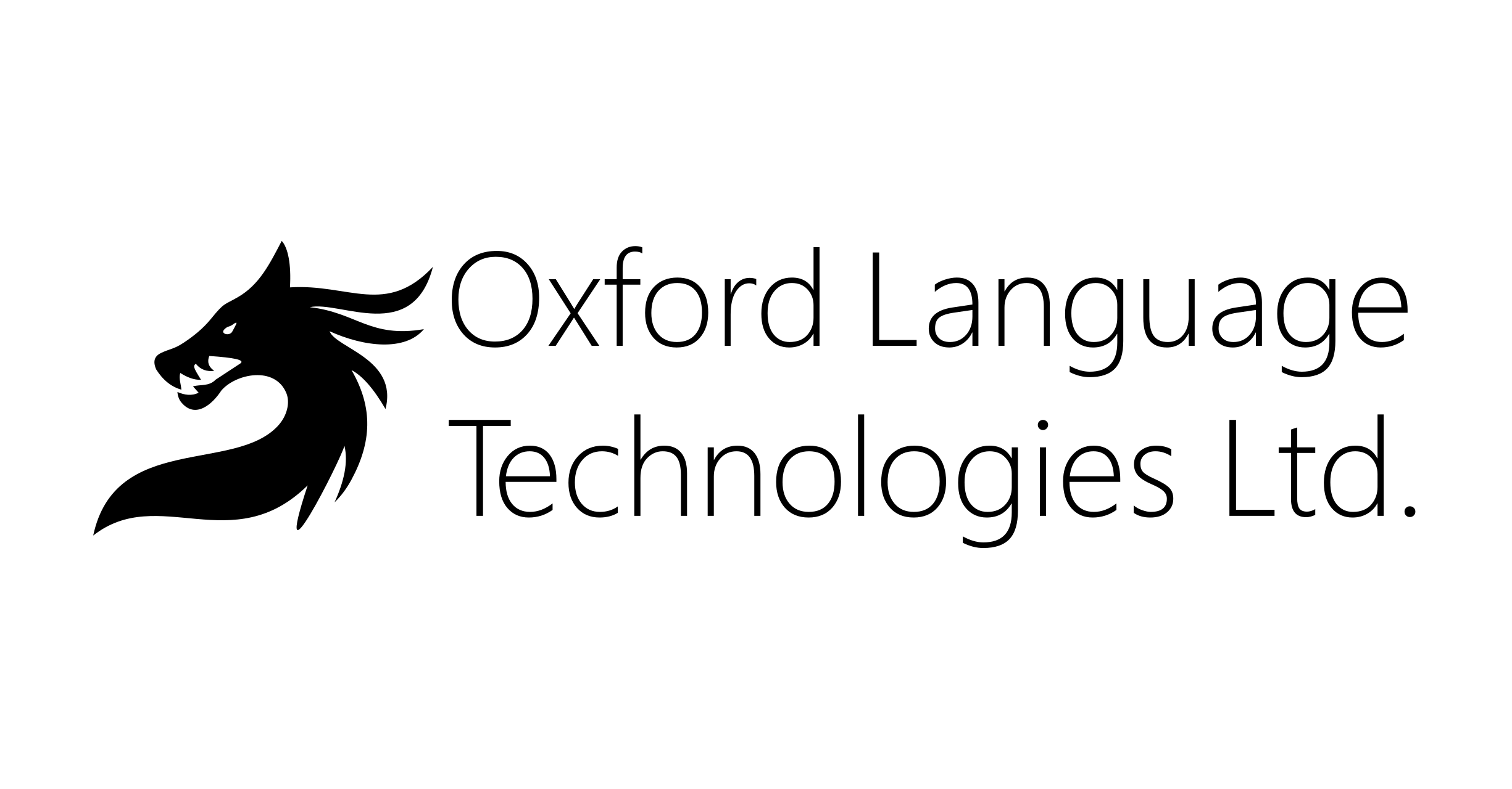 The text Oxford Language Technologies